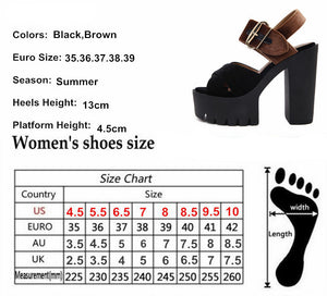 Square Heels Female Shoes Y2K