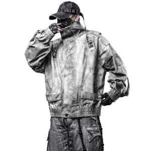 Stand Collar Ovesized Loose Coat