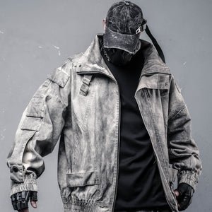 Stand Collar Ovesized Loose Coat