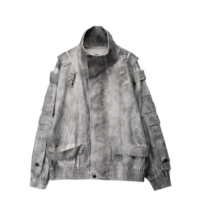 Stand Collar Ovesized Loose Coat