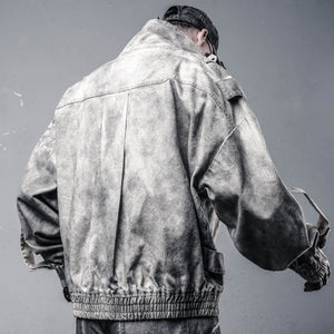 Stand Collar Ovesized Loose Coat