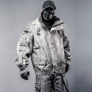 Stand Collar Ovesized Loose Coat