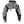 Stand collar techwear vest in camo, grey, white or black