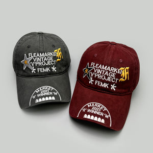 Star Embroidery Y2K Caps