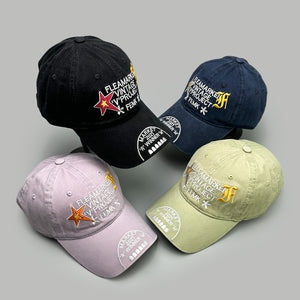 Star Embroidery Y2K Caps