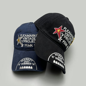Star Embroidery Y2K Caps
