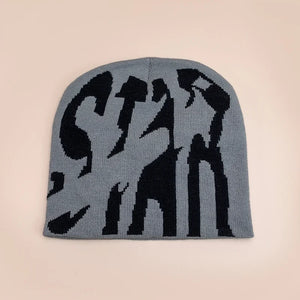 STAR Letter Y2K Beanies