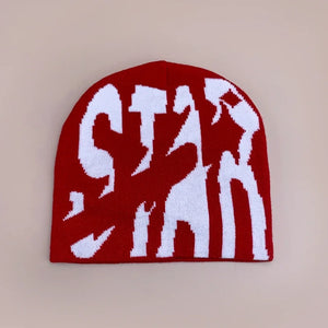 STAR Letter Y2K Beanies