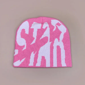 STAR Letter Y2K Beanies
