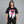 Star Shadow Graphic Y2K T Shirt – worn by a woman