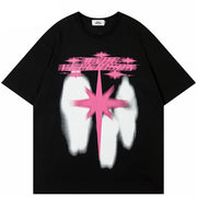 Camiseta con gráfico Star Shadow Y2K