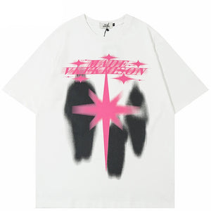 Star Shadow Graphic Y2K T Shirt
