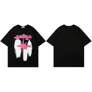 Star Shadow Graphic Y2K T Shirt