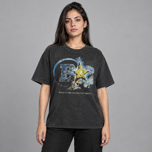 Star T Shirt Y2K – worn by a woman