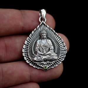 Sterling Silver Buddha Pendant