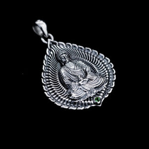 Sterling Silver Buddha Pendant