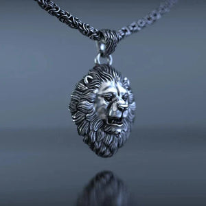 Sterling Silver Lion Pendant