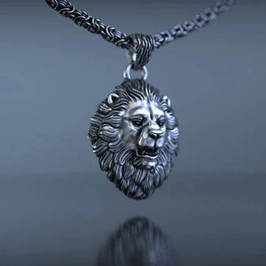 Sterling Silver Lion Pendant