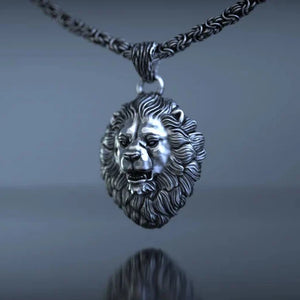 Sterling Silver Lion Pendant