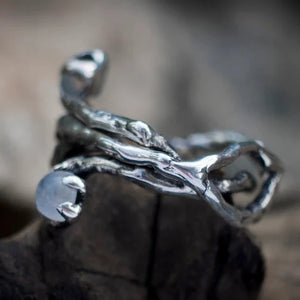 Sterling Silver Moonstone Ring