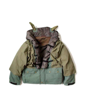 Stitched Cotton Cyberpunk Jacket