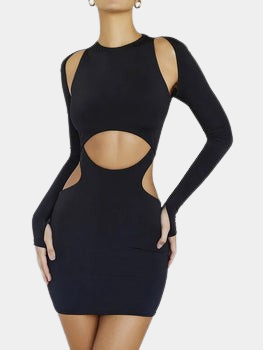 Cut Out Dress - Currently in Sale | CYBER TECHWEAR Cyber Techwear Cut Out Dress - Currently in Sale | CYBER TECHWEAR Cyber Techwear