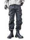 Pantalon droit cyberpunk foncé