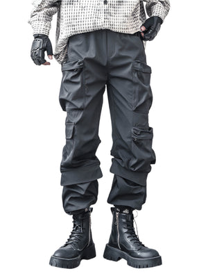 Straight Cyberpunk Pants Dark