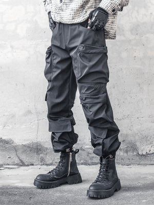 Straight Cyberpunk Pants Dark