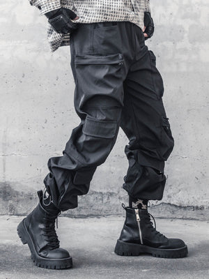 Straight Cyberpunk Pants Dark
