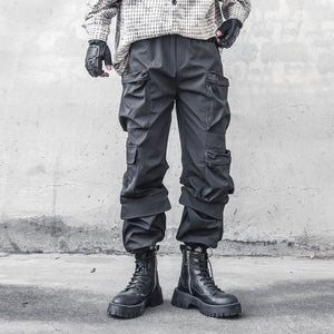 Straight Cyberpunk Pants Dark