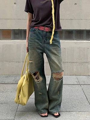 Straight Jeans Women's Y2K