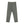 Second back view of the Gray athletic pants laid flat, ankle length straight legs and smooth waistband