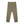 Khaki Straight Leg Gym Sweatpants laid flat, front view showing the slash pockets and small tonal thigh logo