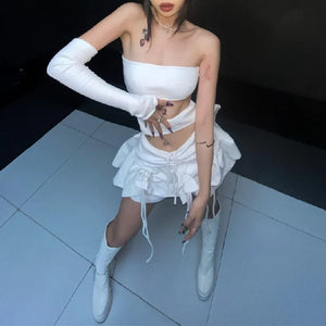 Strapless Cut Out Dress