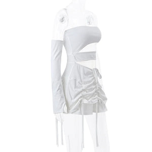 Strapless Cut Out Dress