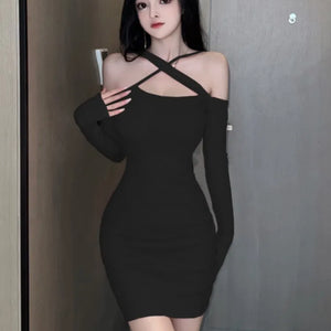 Strapless Cut Out Mini Dress