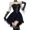 Strapless Goth Corset Dress