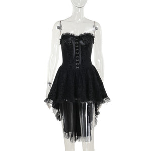 Strapless Goth Corset Dress