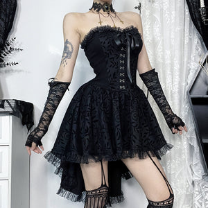 Strapless Goth Corset Dress