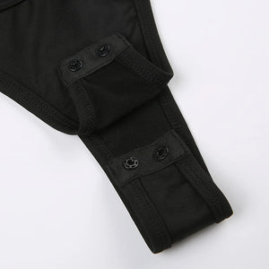 Strappy Cut Out Bodysuit