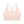 Light pink colourway laid flat, front view with the scoop neck and the CYBER wordmark on the band