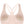 Back of the light pink bra up close, the double straps meeting at the centre over the mesh panel