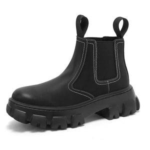 Street Black Boots Men
