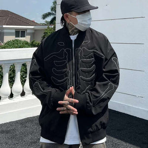 Street Embroidery Techwear Jacket