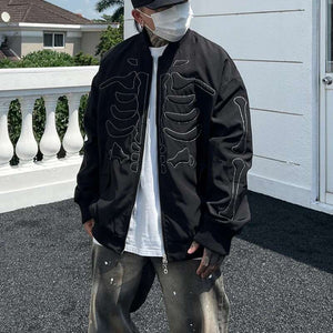 Street Embroidery Techwear Jacket