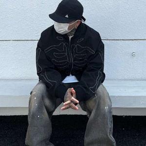 Street Embroidery Techwear Jacket