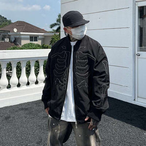 Street Embroidery Techwear Jacket