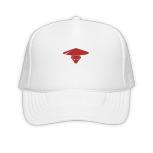 Street Ninja Trucker Hat - product view on white background