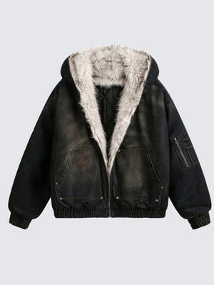 Street Waste Land Cotton Coats